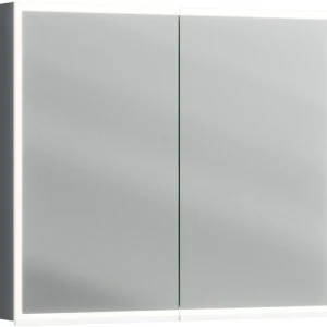 Achat Immédiat Armoire de toilette Alterna luuna LED plus avec éclairage inférieur/supérieur Fango Couleur de lumière réglable en continu 2700-6500 K